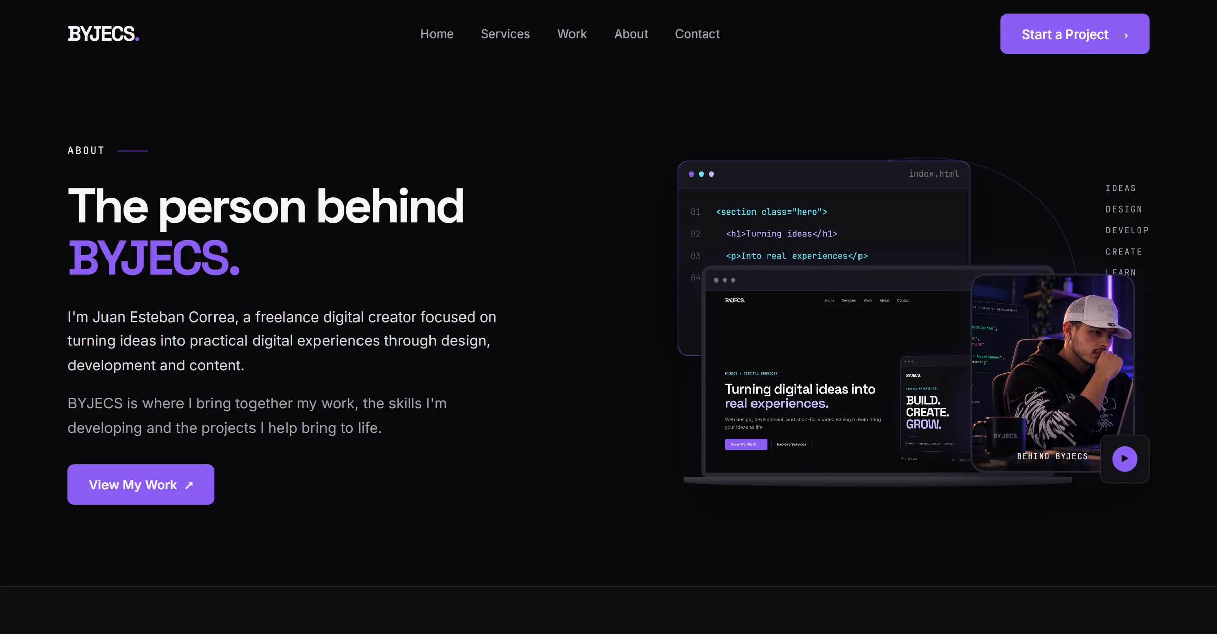 Final BYJECS About page design