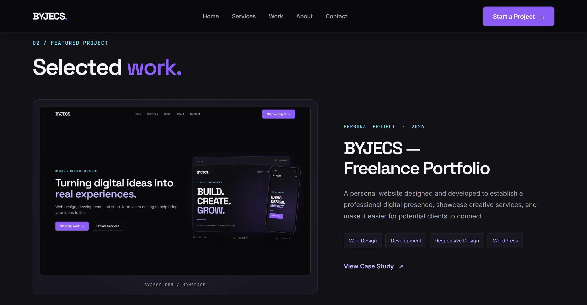 Final BYJECS Work page design